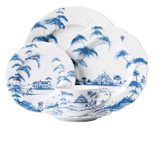 Country Estate 5pc Place Setting - Delft Blue