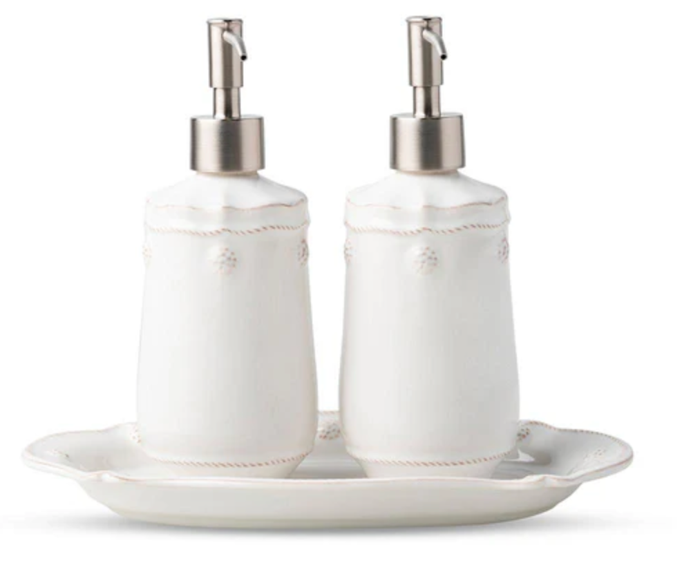 Berry & Thread Kitchen Set/3pc - Whitewash