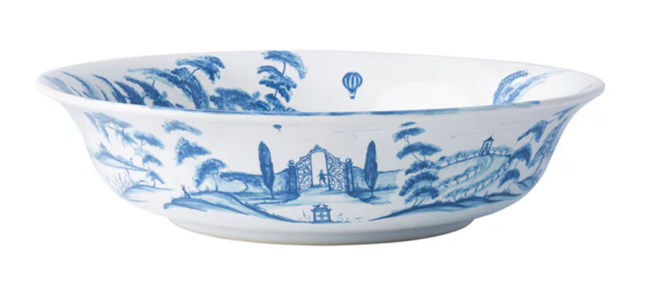 Country Estate 13" Serving Bowl - Delft Blue