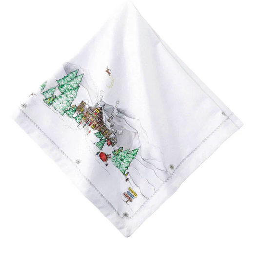 Berry & Thread North Pole Napkin - Multi