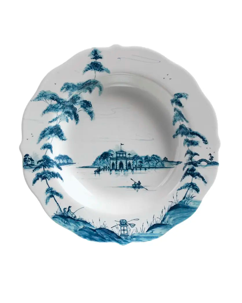 Country Estate Pasta/Soup Bowl - Delft Blue